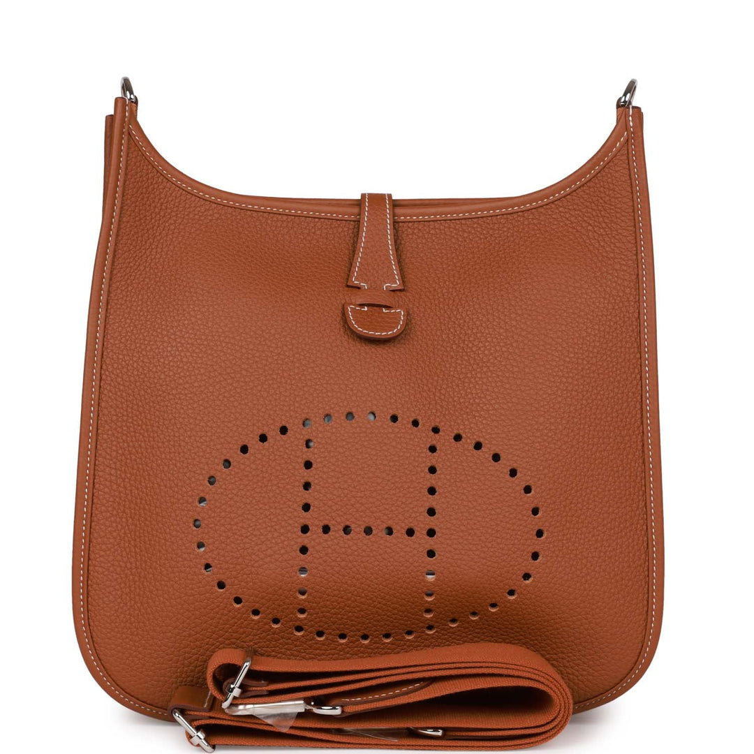 Top quality Hermes Evelyne III PM Gold Clemence Palladium Hardware
