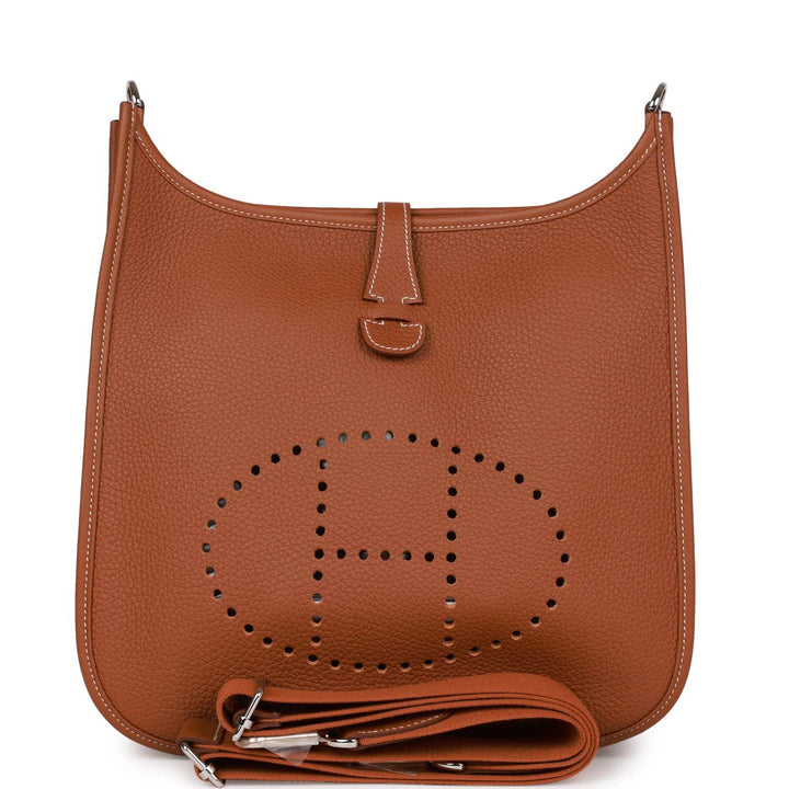 Top quality Hermes Evelyne III PM Gold Clemence Palladium Hardware