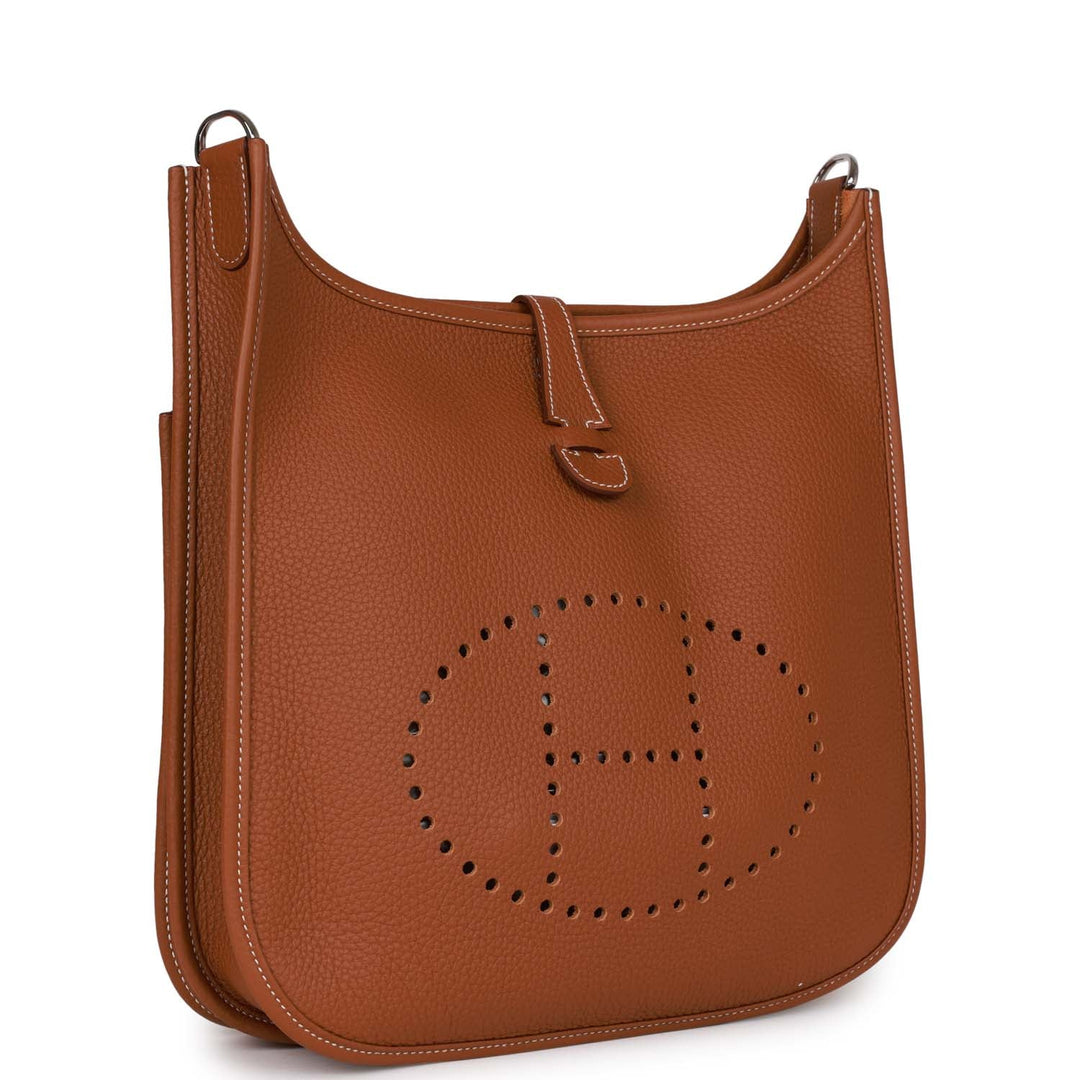 Top quality Hermes Evelyne III PM Gold Clemence Palladium Hardware
