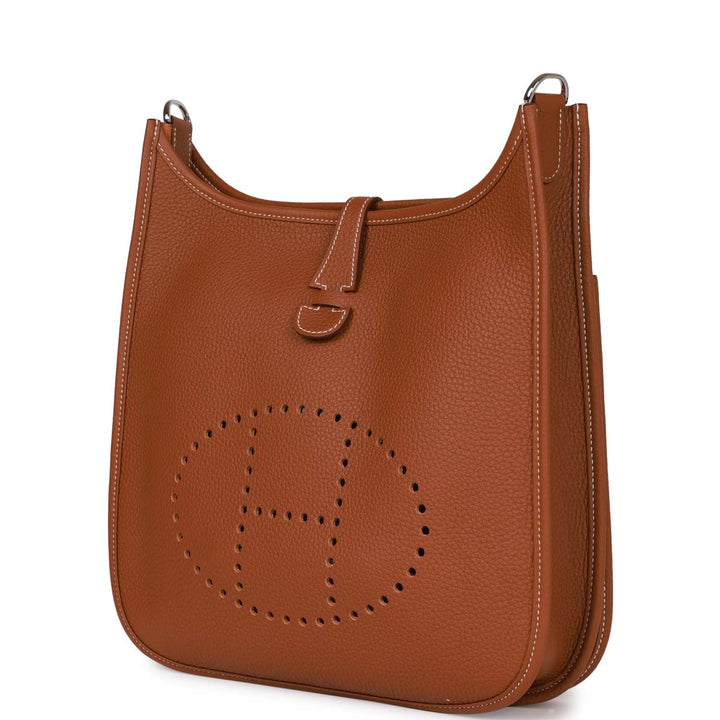 Top quality Hermes Evelyne III PM Gold Clemence Palladium Hardware