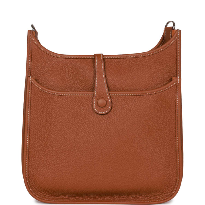 Top quality Hermes Evelyne III PM Gold Clemence Palladium Hardware