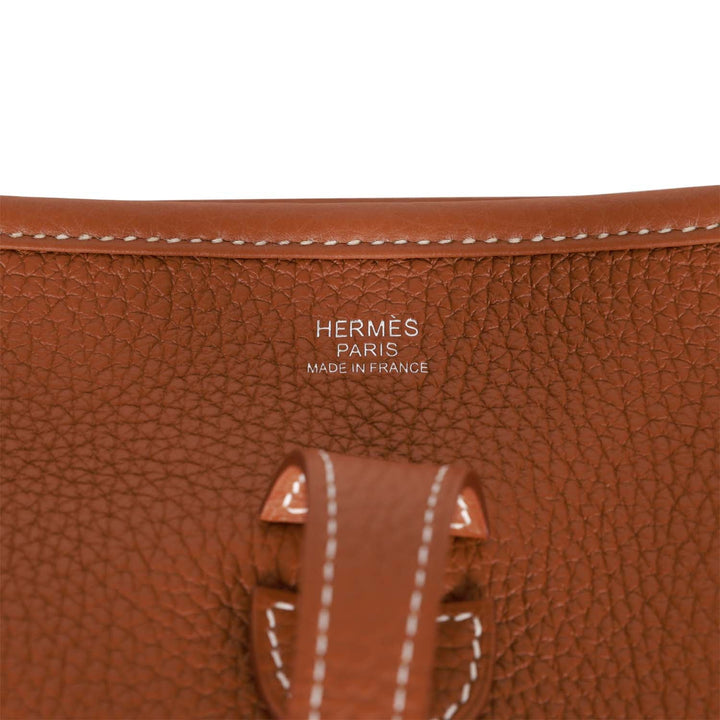 Top quality Hermes Evelyne III PM Gold Clemence Palladium Hardware