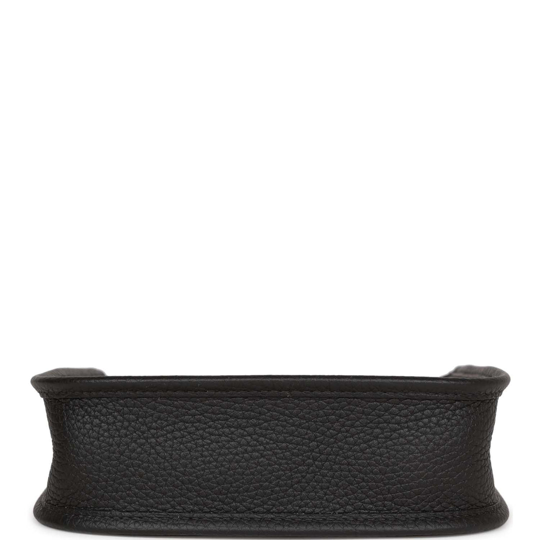 Top quality Hermes Evelyne TPM Black Clemence Gold Hardware