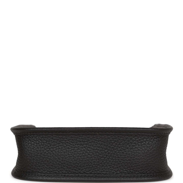 Top quality Hermes Evelyne TPM Black Clemence Gold Hardware