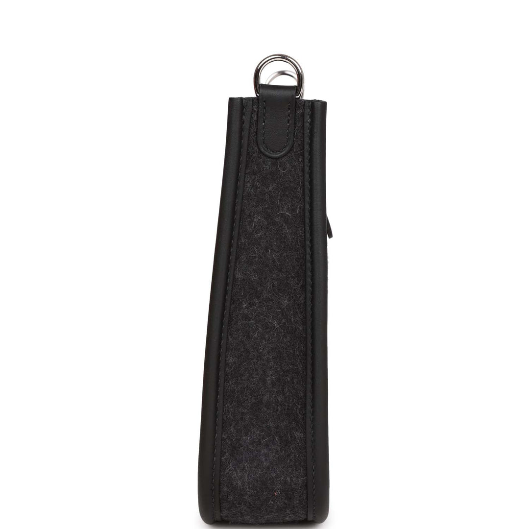 Hermes Evelyne TPM Graphite Feutre and Black Swift Palladium Hardware