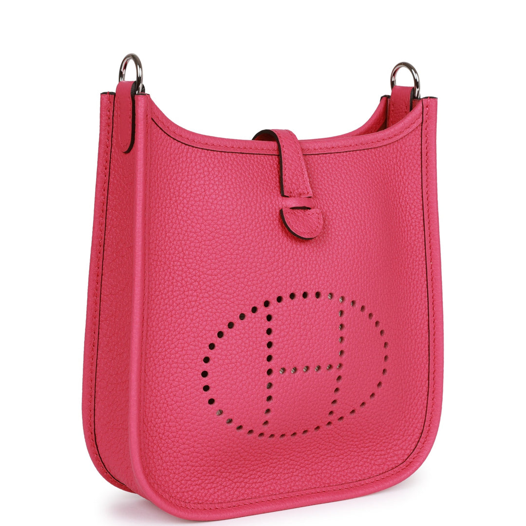 Top quality Hermes Evelyne TPM Rose Shocking Maurice Palladium Hardware