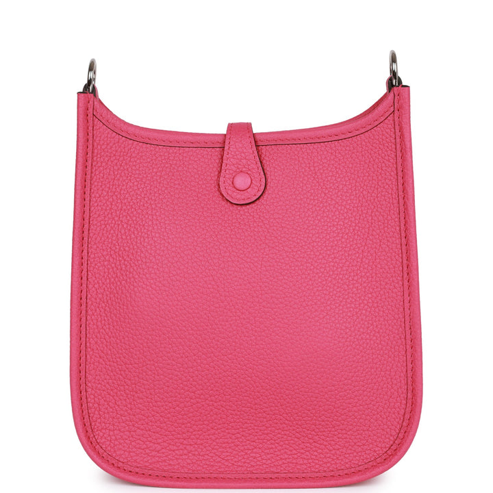 Top quality Hermes Evelyne TPM Rose Shocking Maurice Palladium Hardware