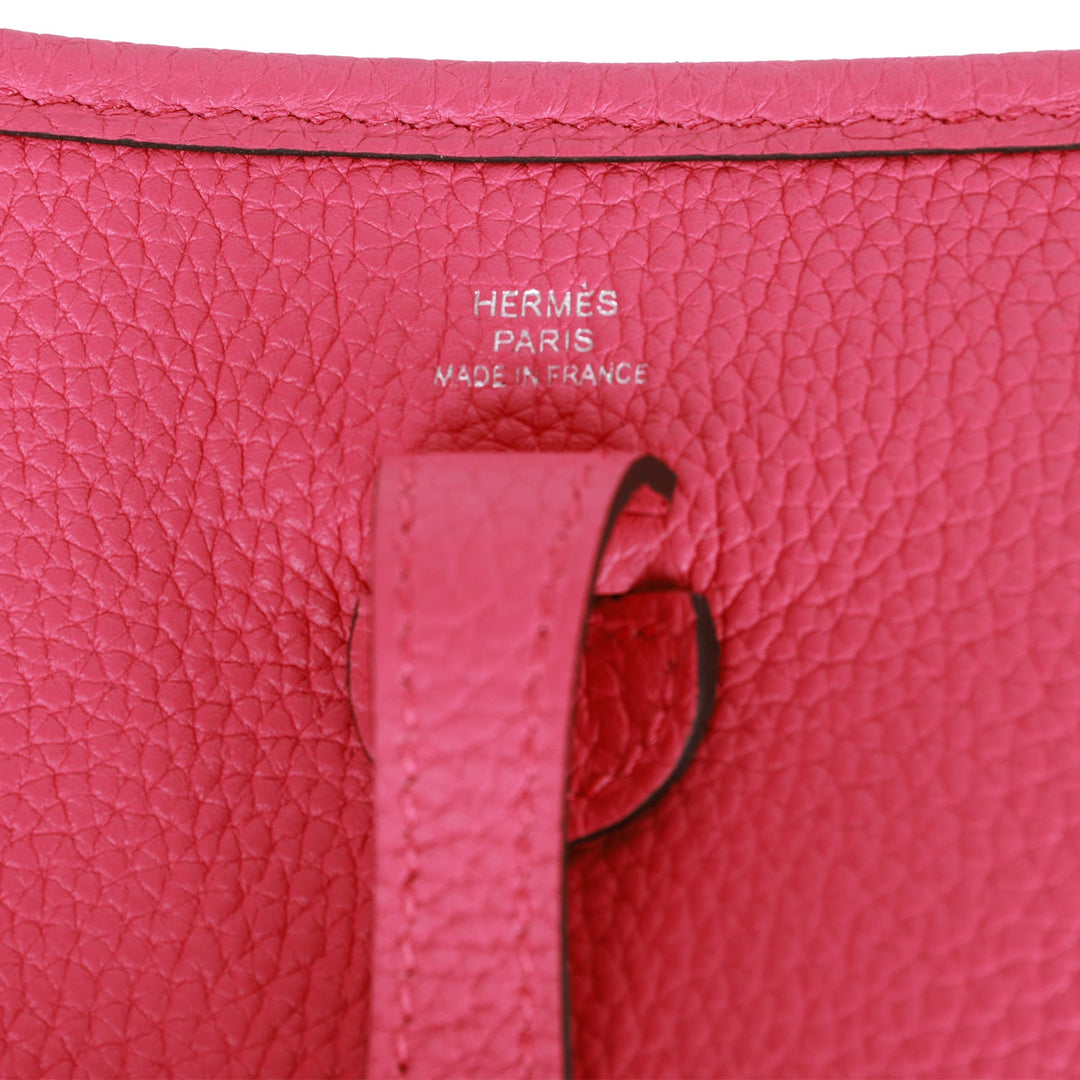 Top quality Hermes Evelyne TPM Rose Shocking Maurice Palladium Hardware