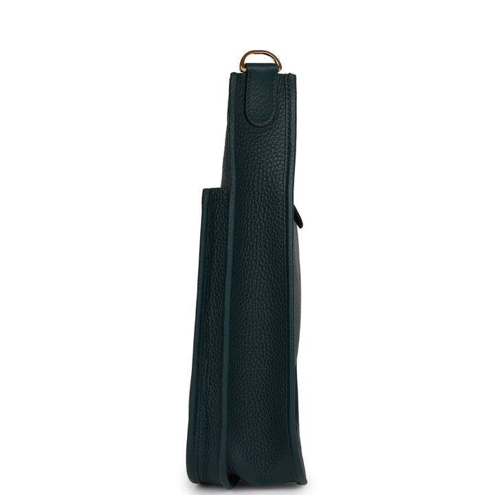 Top quality Hermes Evelyne III PM Vert Cypress Clemence Gold Hardware