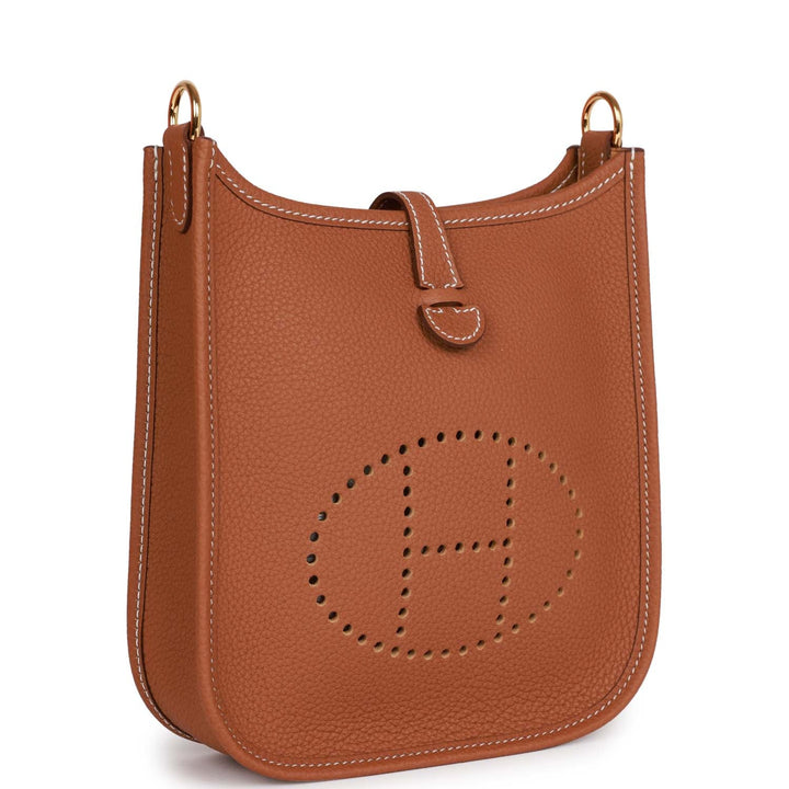 Top quality Hermes Evelyne TPM Gold Clemence  Gold Hardware