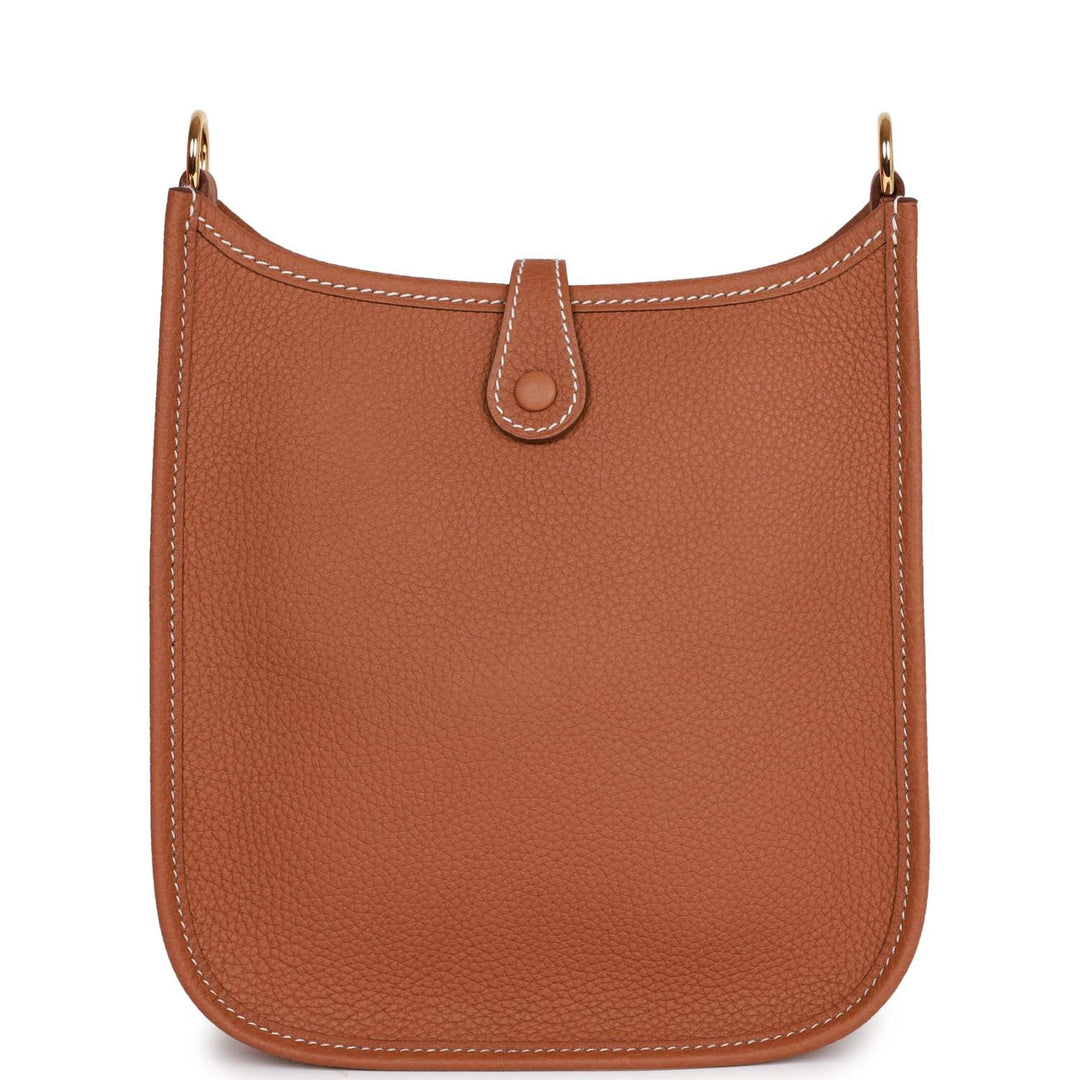 Top quality Hermes Evelyne TPM Gold Clemence  Gold Hardware