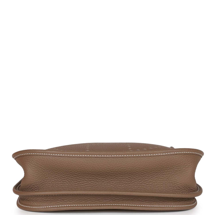 Top quality Hermes Evelyne III PM Etoupe Clemence Palladium Hardware