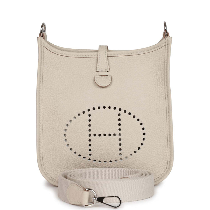 Top quality Hermes Evelyne TPM Beton Clemence Palladium Hardware