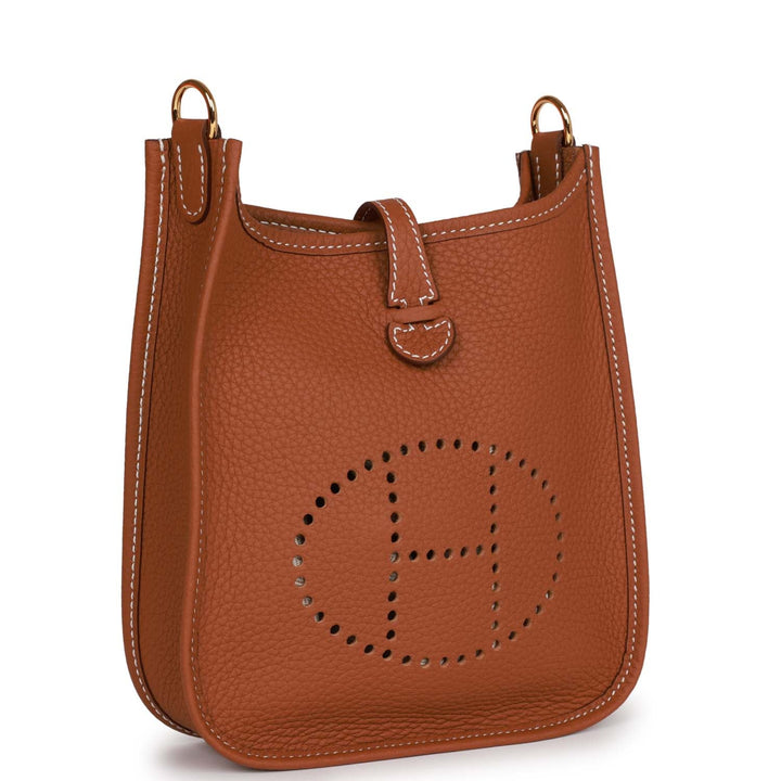 Top quality Hermes Evelyne TPM Gold Clemence Gold Hardware