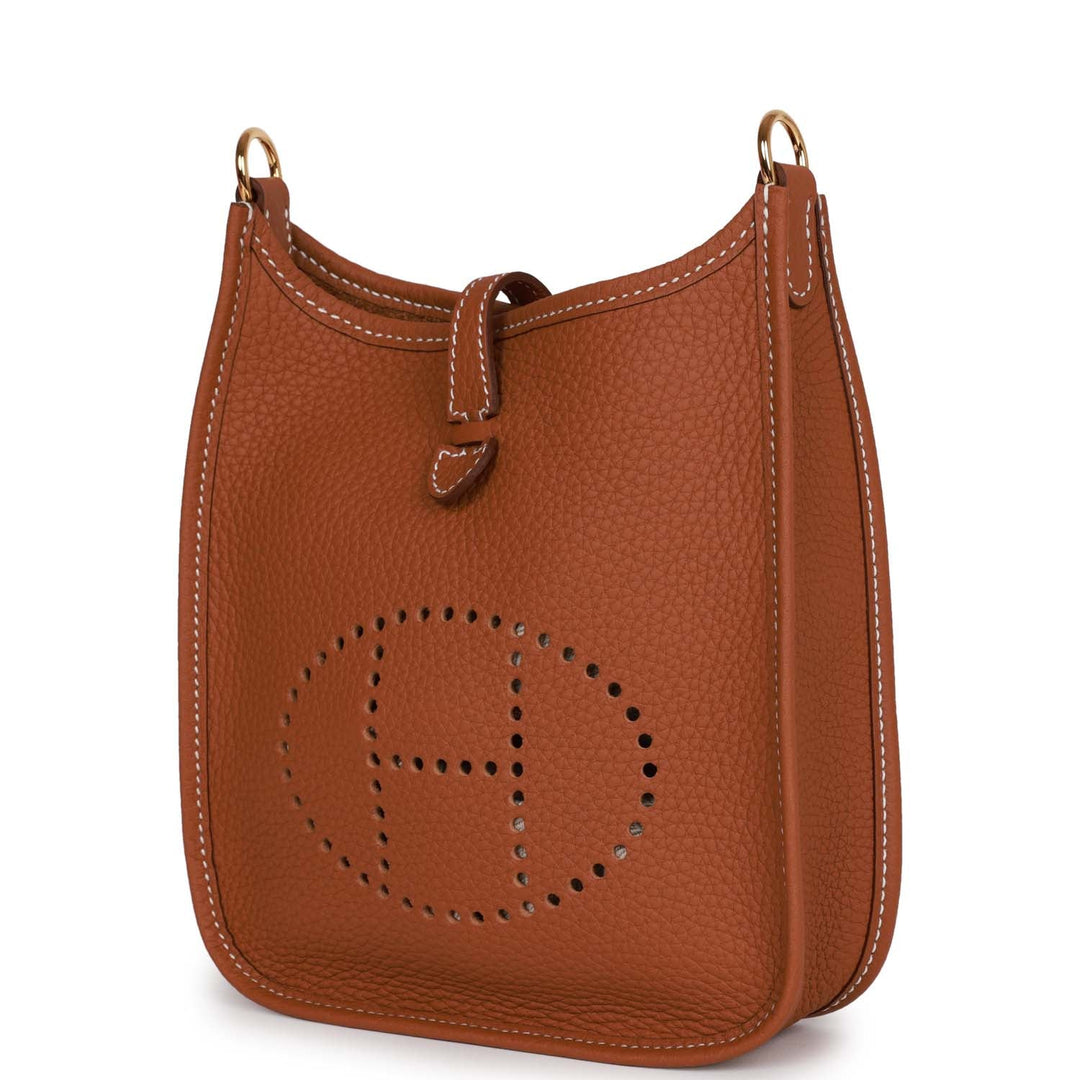 Top quality Hermes Evelyne TPM Gold Clemence Gold Hardware