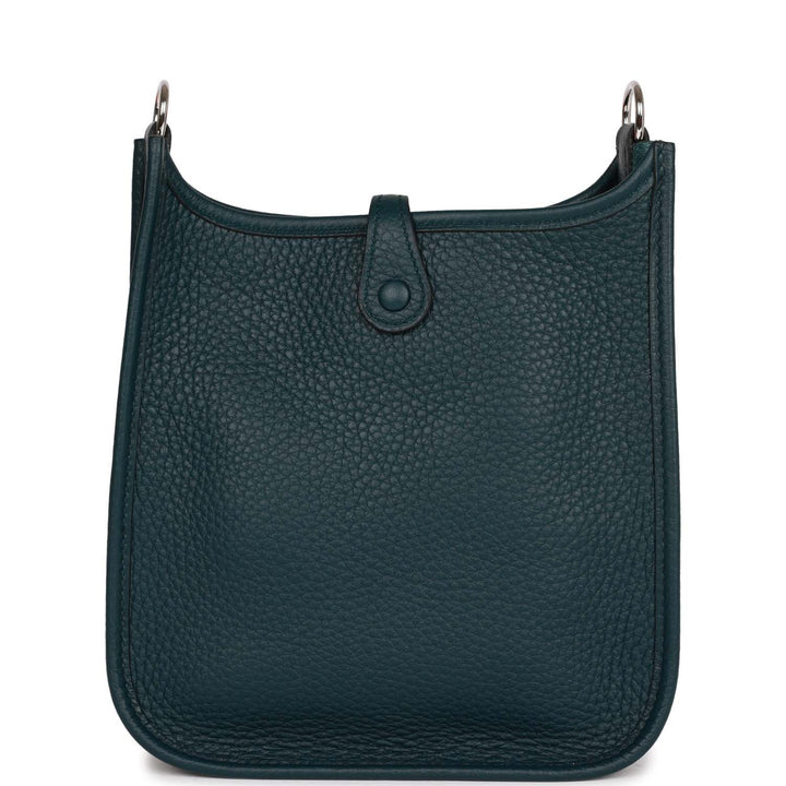Top quality Hermes Evelyne TPM Vert Cypress Clemence Palladium Hardware