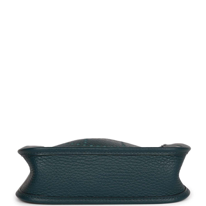 Top quality Hermes Evelyne TPM Vert Cypress Clemence Palladium Hardware