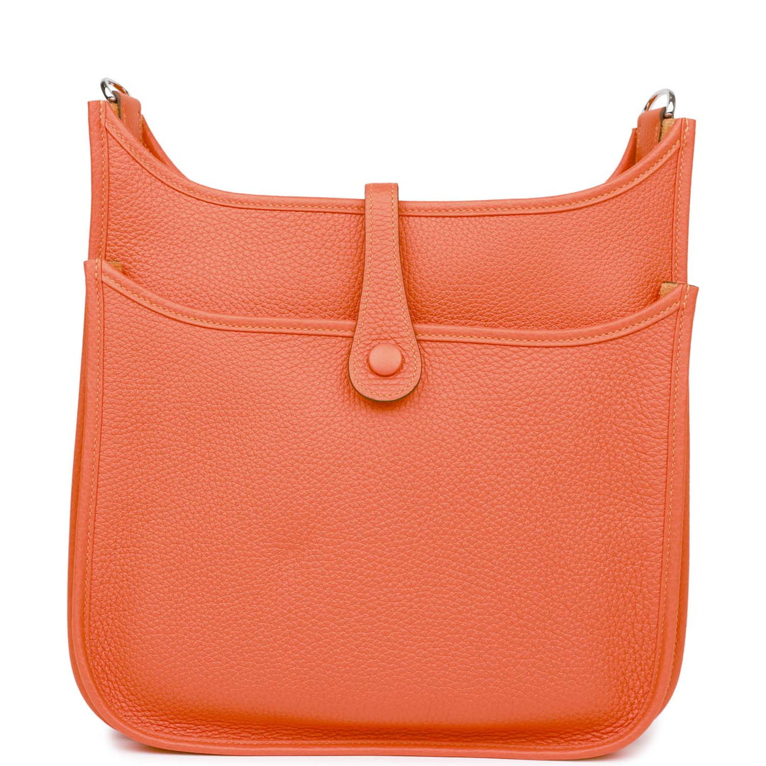 Top quality Hermes Evelyne III PM Feu Clemence Palladium Hardware