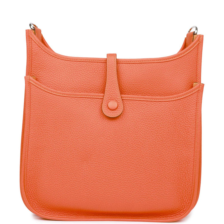 Top quality Hermes Evelyne III PM Feu Clemence Palladium Hardware