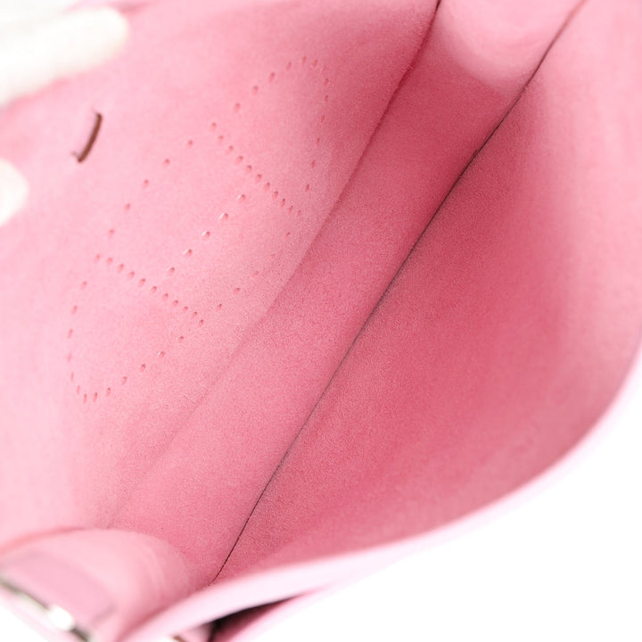 Top quality Hermes Evelyne III PM Mauve Sylvestre Clemence Palladium Hardware