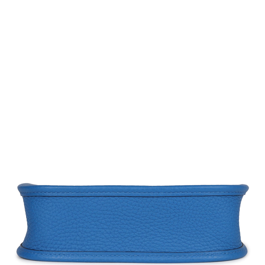 Top quality Hermes Evelyne TPM Bleu Zellige Clemence Gold Hardware