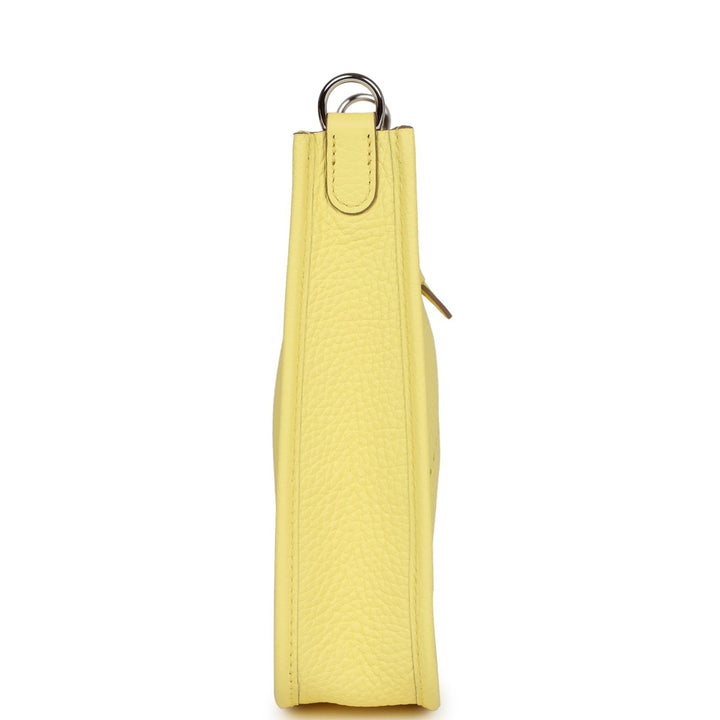 Top quality Hermes Evelyne TPM Limoncello Clemence Palladium Hardware