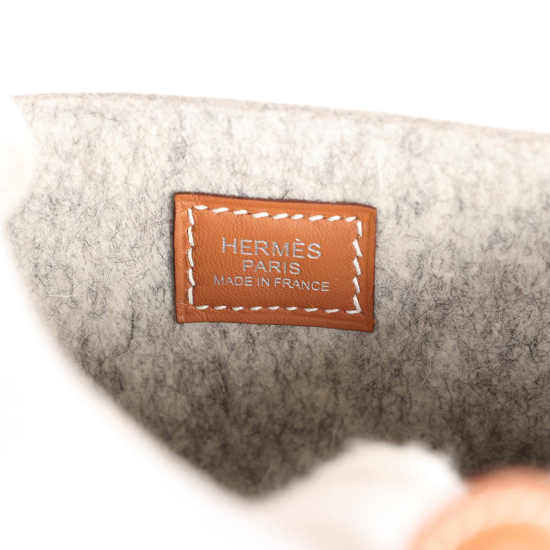 Top quality Hermes Evelyne TPM Gris Clair and Gold Swift Palladium Hardware