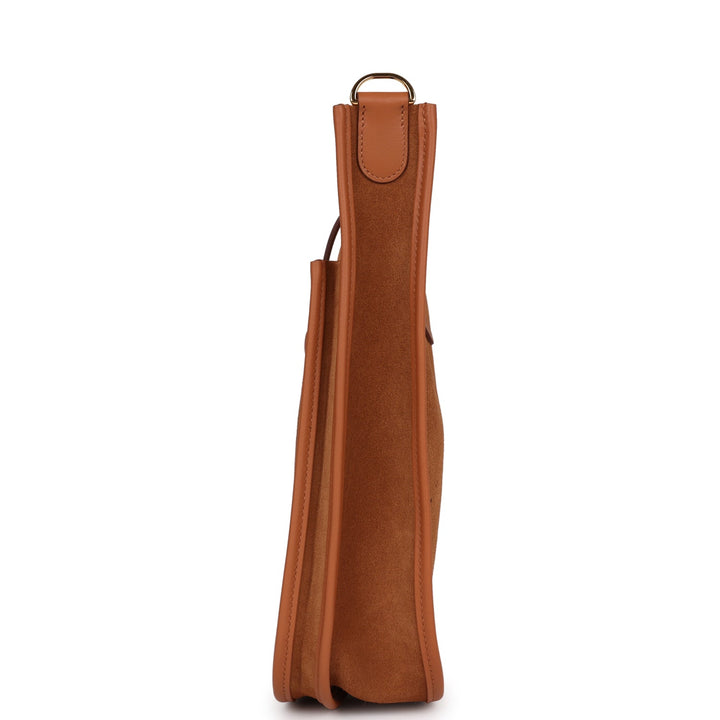 Top quality Hermes Evelyne III PM Gold Grizzly and Chamois Swift Gold Hardware