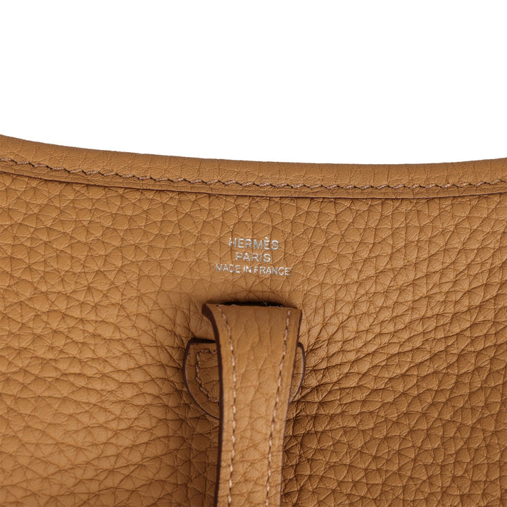 Top quality Hermes Evelyne TPM Biscuit Clemence Palladium Hardware