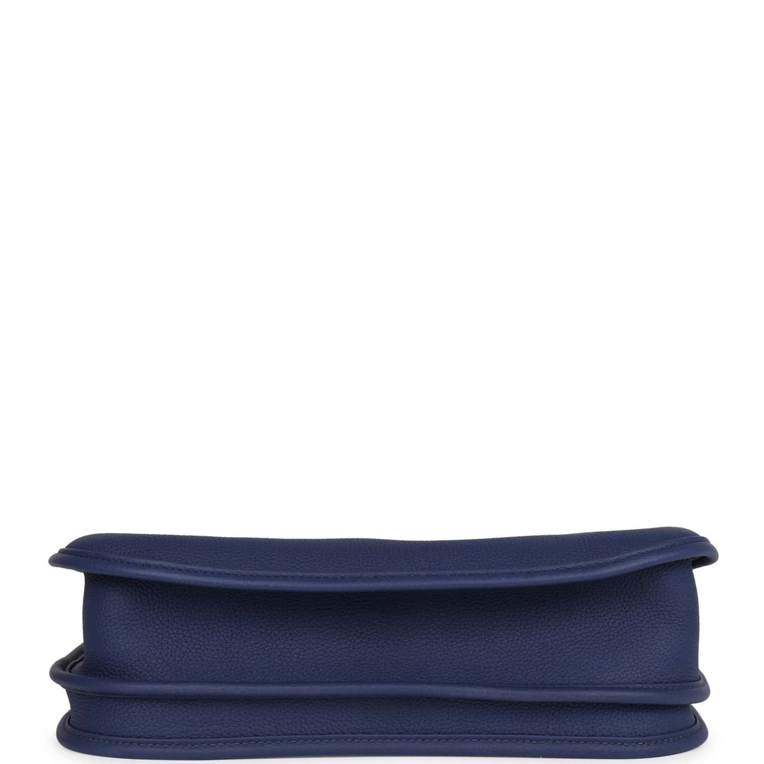 Top quality Hermes Evelyne III PM Bleu Saphir Clemence Gold Hardware