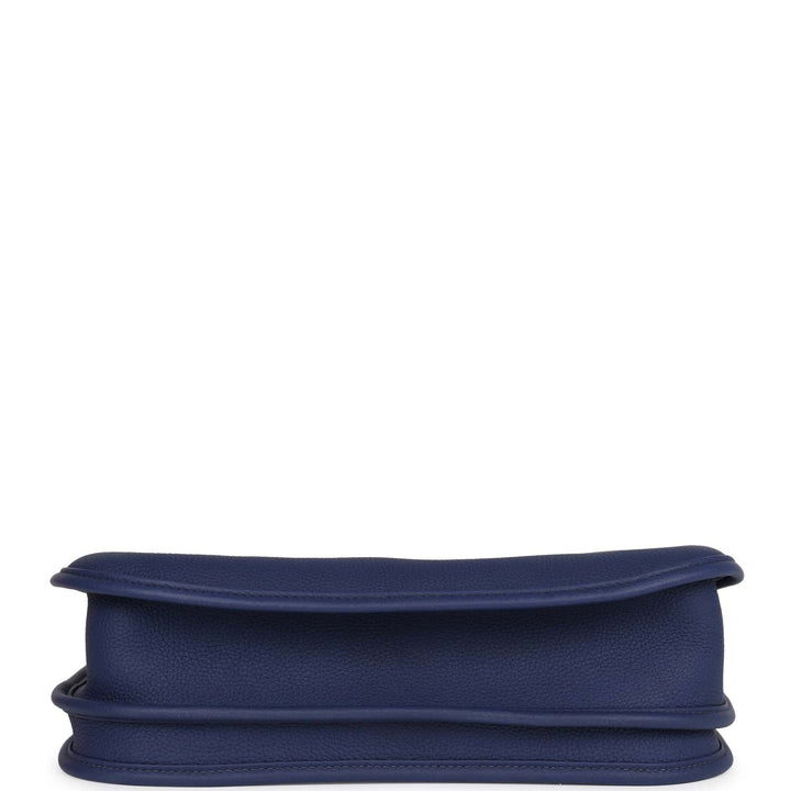 Top quality Hermes Evelyne III PM Bleu Saphir Clemence Gold Hardware