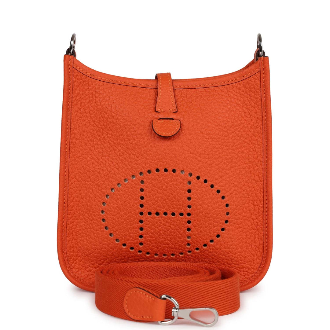 Top quality Hermes Evelyne TPM Feu Clemence Palladium Hardware