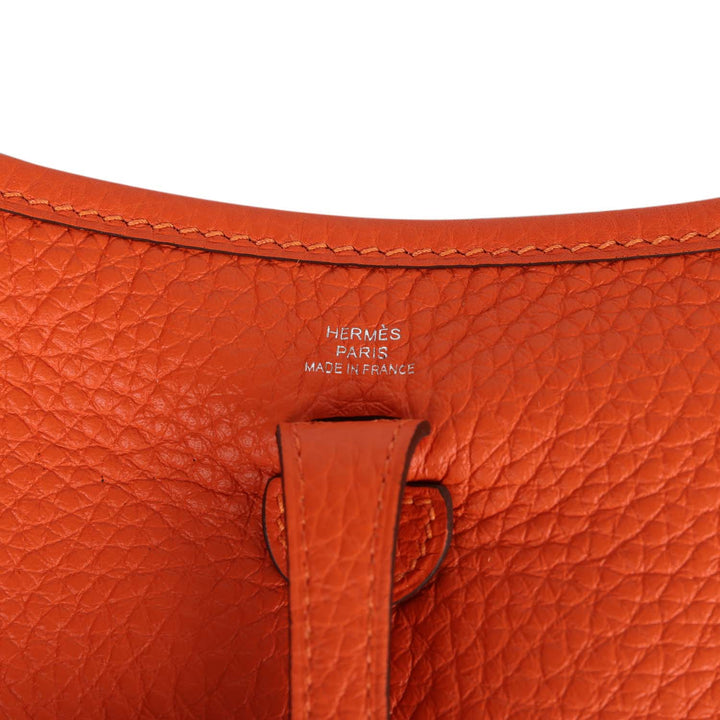 Top quality Hermes Evelyne TPM Feu Clemence Palladium Hardware
