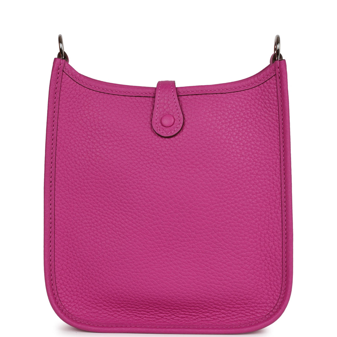 Top quality Hermes Evelyne TPM Magnolia Clemence Palladium Hardware