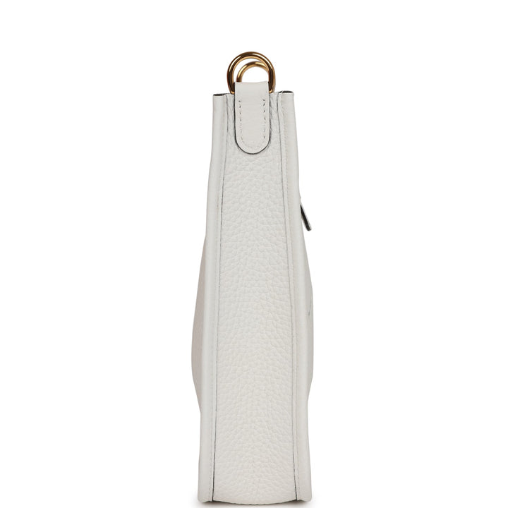 Top quality Hermes Evelyne TPM New White Clemence Gold Hardware