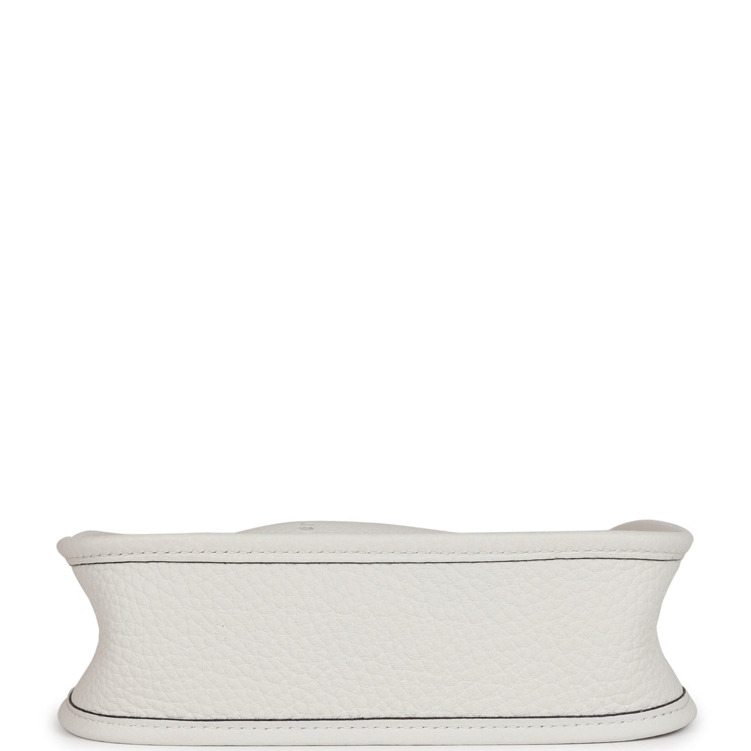 Top quality Hermes Evelyne TPM New White Clemence Gold Hardware