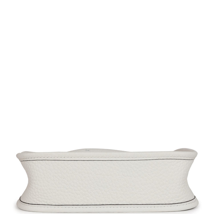 Top quality Hermes Evelyne TPM New White Clemence Gold Hardware