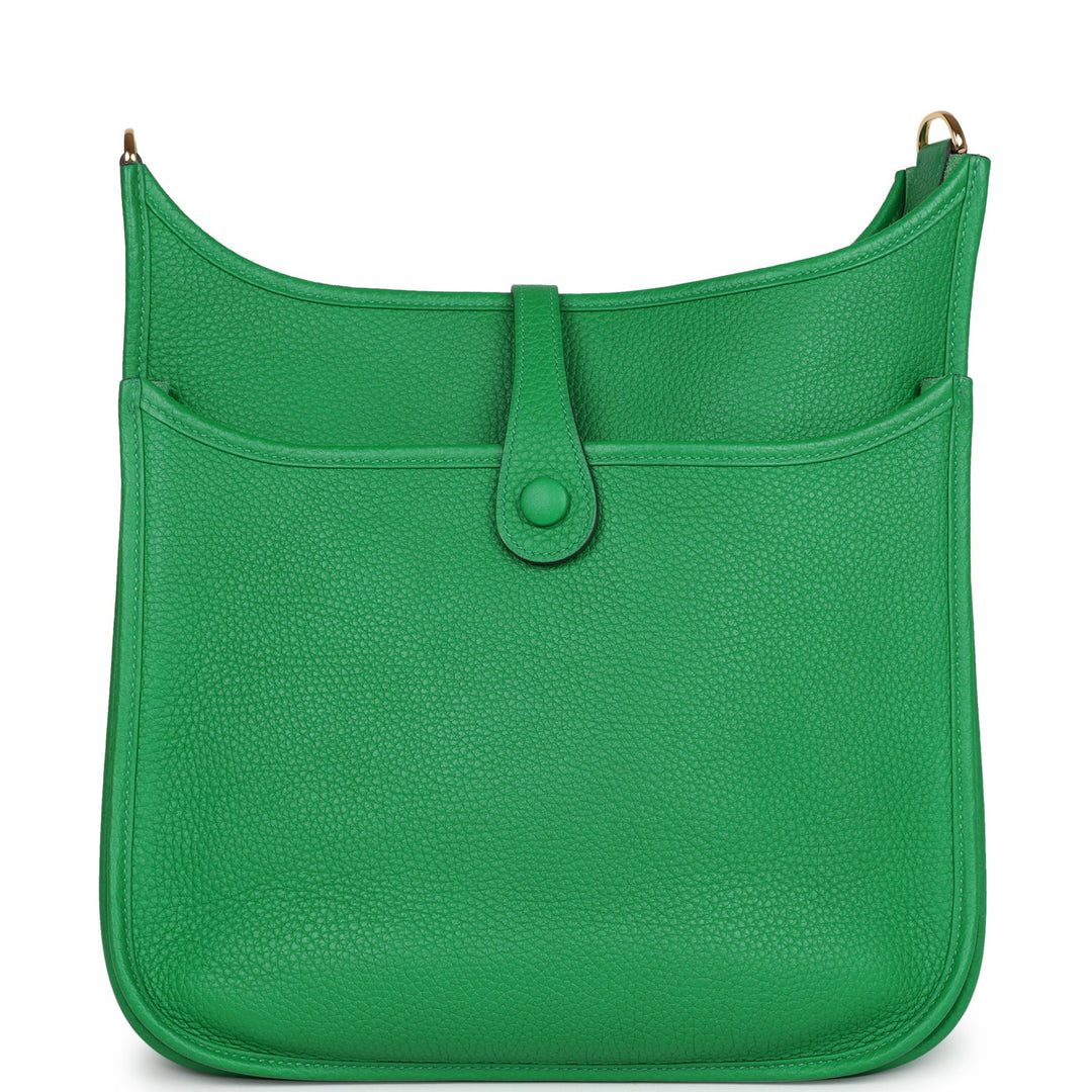 Hermes Evelyne III PM Bambou Clemence Gold Hardware