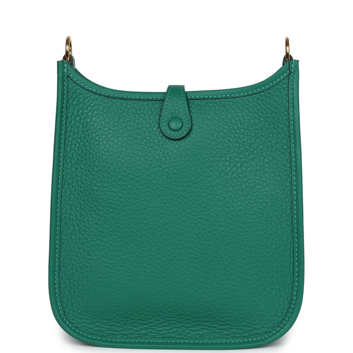 Hermes Evelyne TPM Vert Vertigo Clemence Gold Hardware