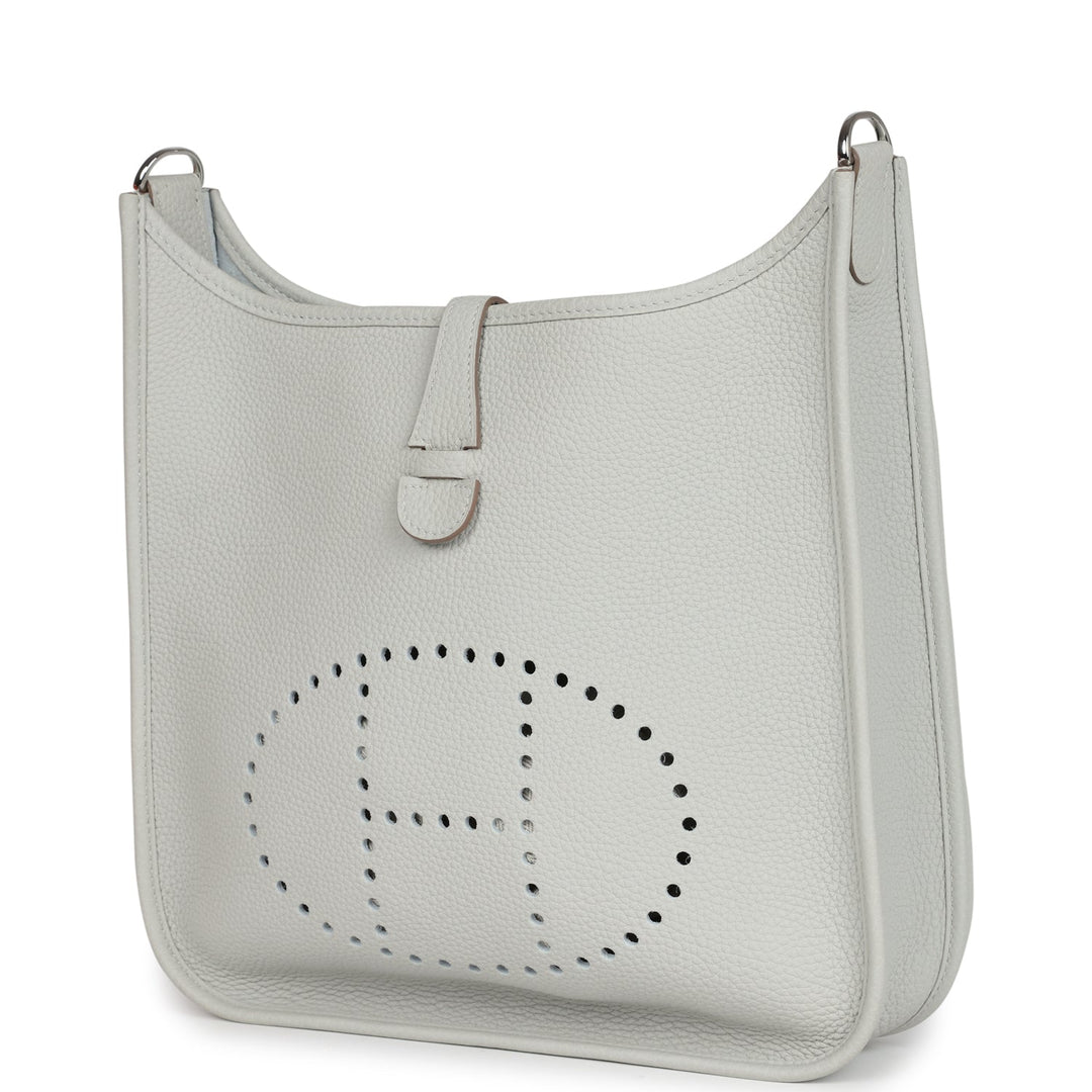 Hermes Evelyne III PM Gris Perle Clemence Palladium Hardware