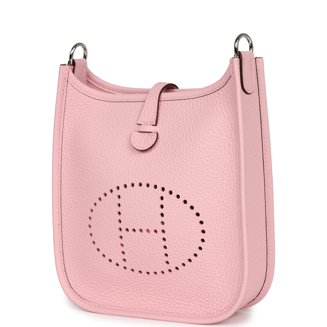 Hermes Evelyne TPM Rose Sakura Clemence Palladium Hardware