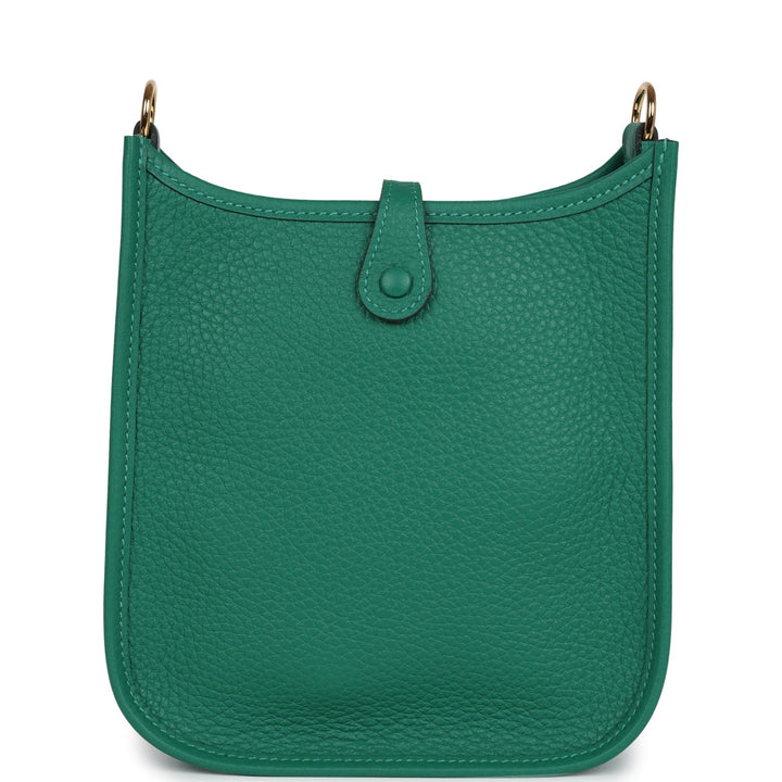 Hermes Evelyne TPM Vert Vertigo Clemence Gold Hardware