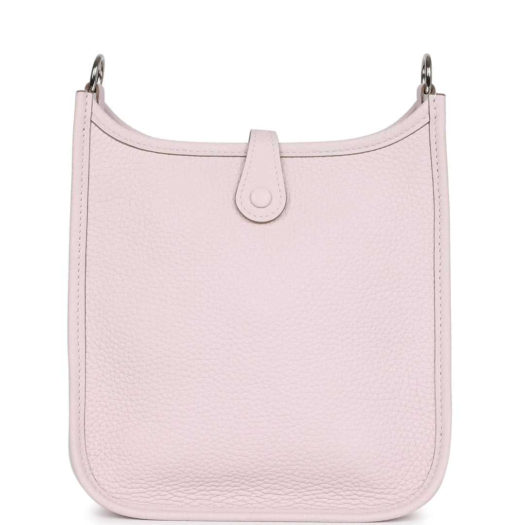 Hermes Evelyne TPM Mauve Pale Clemence Palladium Hardware