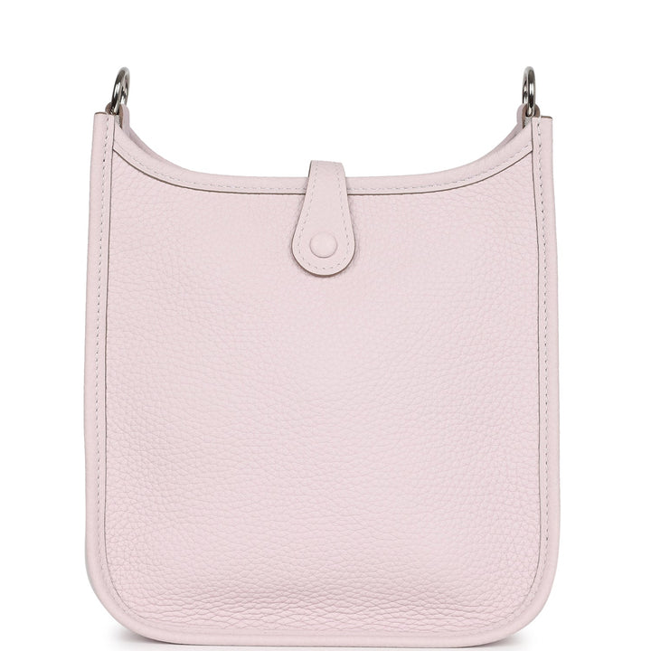 Hermes Evelyne TPM Mauve Pale Clemence Palladium Hardware