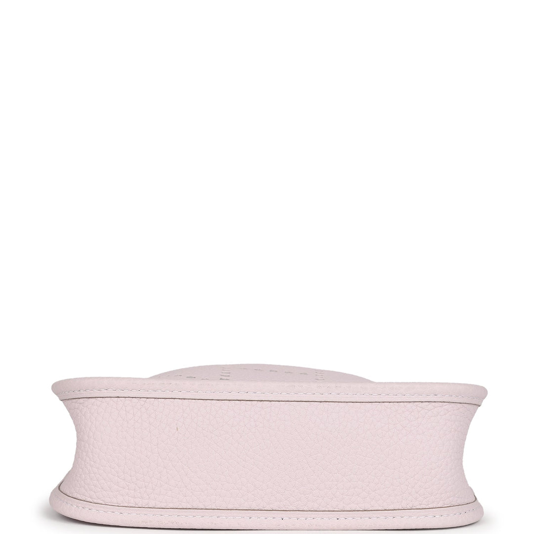 Hermes Evelyne TPM Mauve Pale Clemence Palladium Hardware