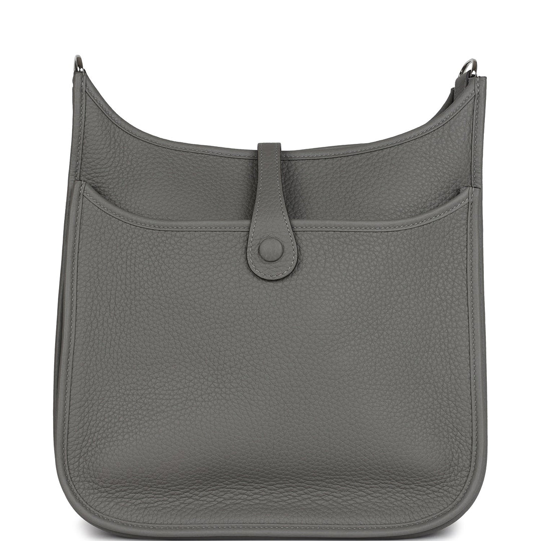 Hermes Evelyne III PM Gris Meyer Clemence Palladium Hardware