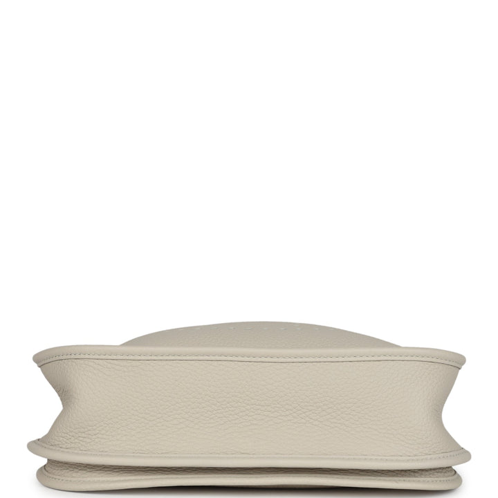 Hermes Evelyne III PM Beton Clemence Palladium Hardware