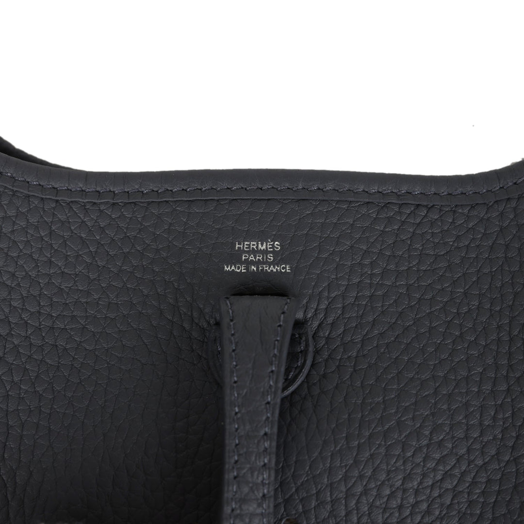 Hermes Evelyne TPM Ardoise Clemence Palladium Hardware