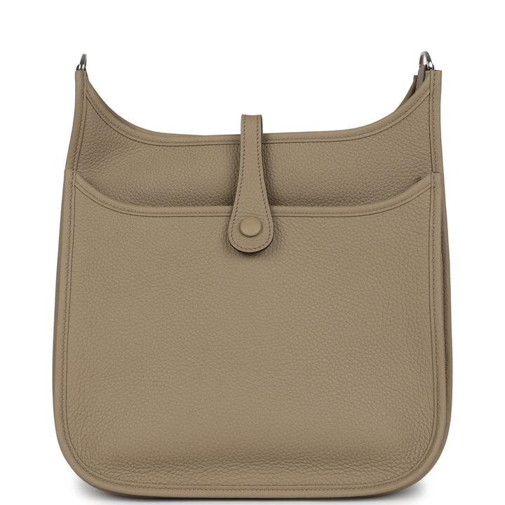 Hermes Evelyne III PM Beige Marfa Clemence Gold Hardware