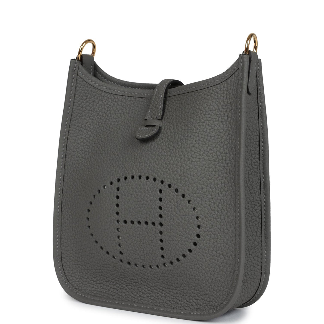 Hermes Evelyne TPM Gris Meyer Clemence Gold Hardware